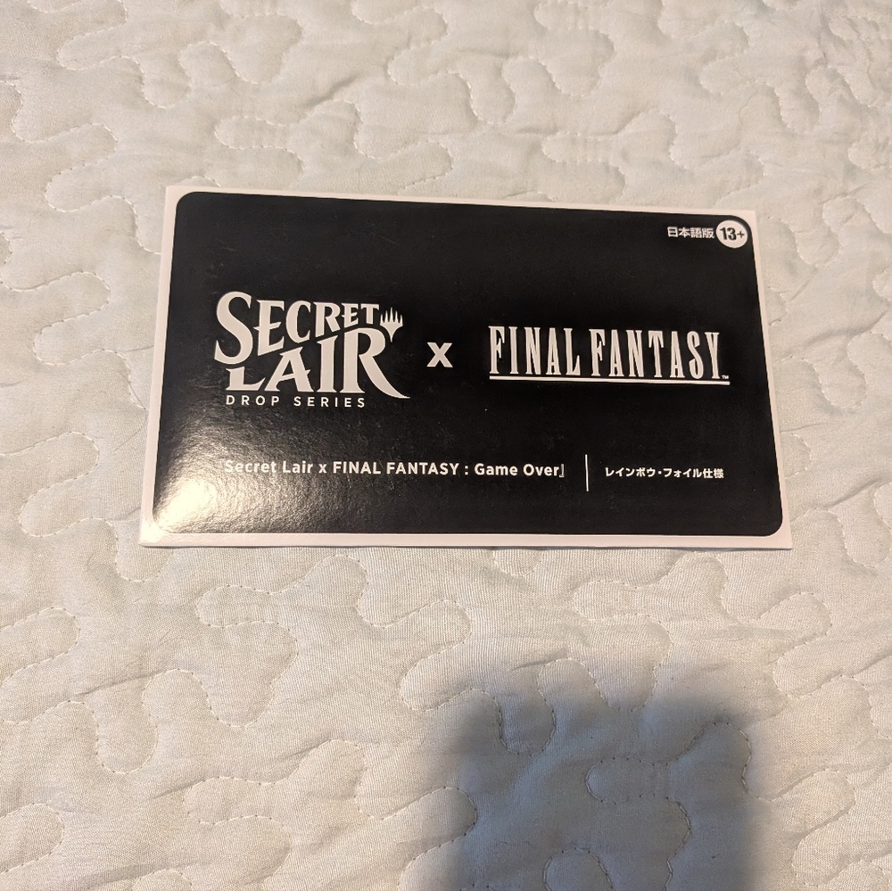 MTG Secret Lair X Final Fantasy Game Over Japanese Non-foil